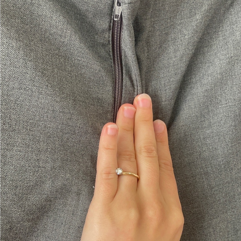 Men's Elegant Gray Dress Pants - Picture 6 of 11